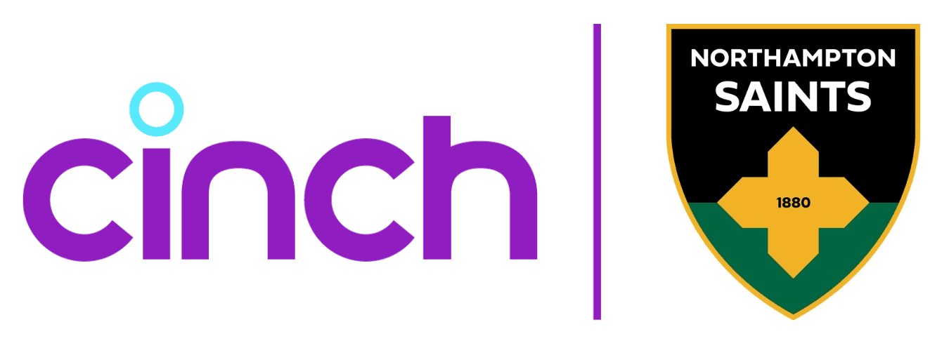 cinch and Northampton Saints logo lockup