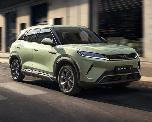 Green BYD ATTO SUV